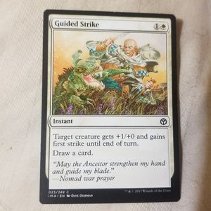 Guided strike magic card